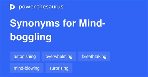 mind-boggling synonyms